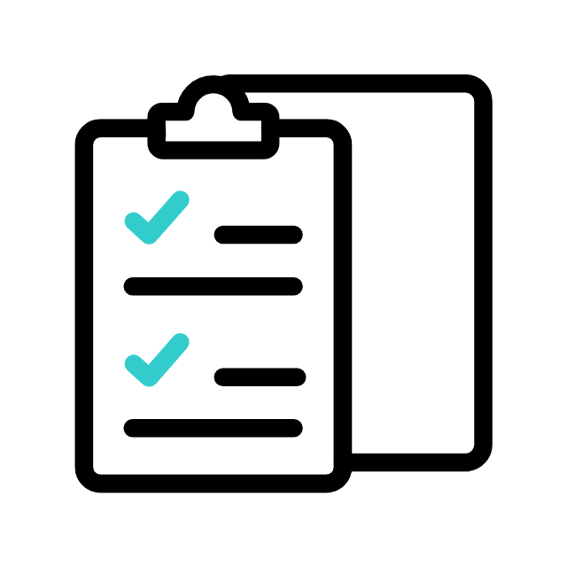 Animated checklist icon